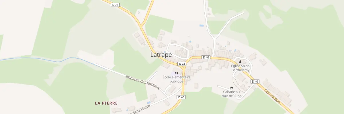 Plan du 21 Rue Grand Rue à Latrape