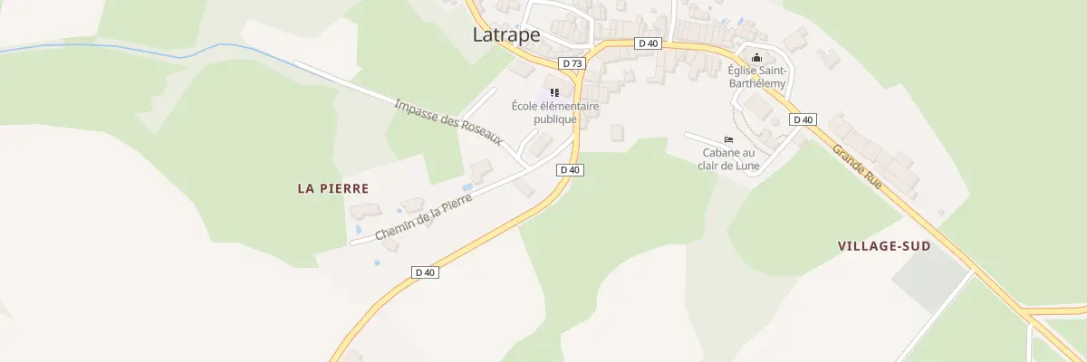 Plan du 5 Che de la Pierre à Latrape
