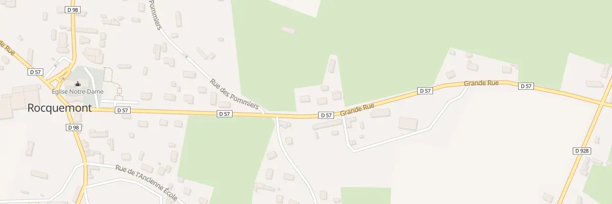 Plan du 435 Grande Rue à Rocquemont