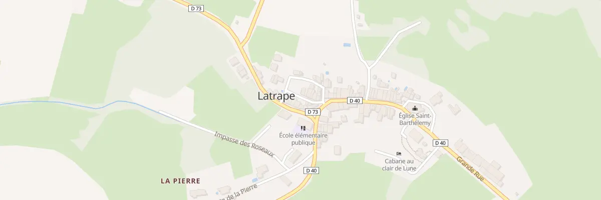 Plan du 23 Rue Grand Rue à Latrape