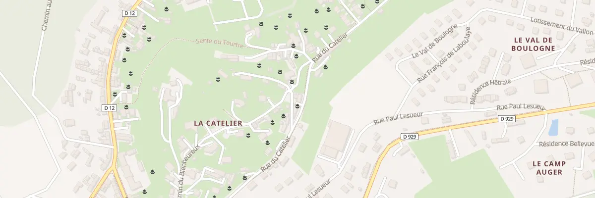 Plan du 35 Rue du Catelier à Saint-Saëns