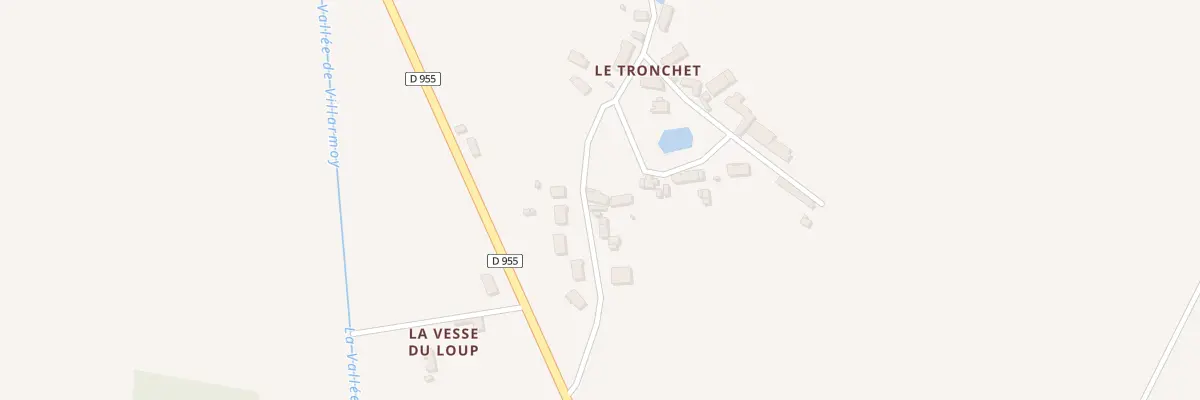 Plan du 360 Le Tronchet à Marboué