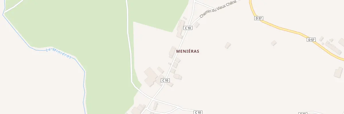 Plan du 5249 Menieras au Vigen