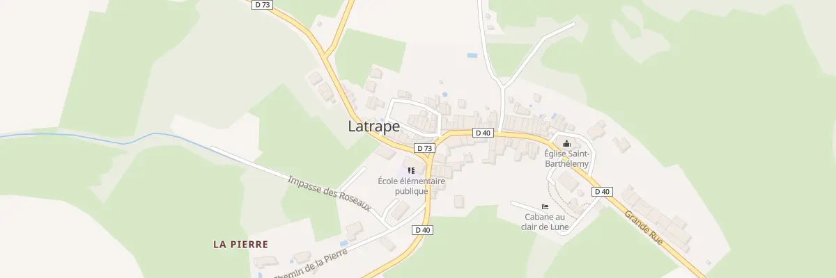 Plan du 27 Rue Grand Rue à Latrape