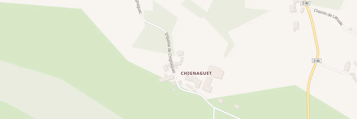 Plan du 514 Imp de Chignaguet à Saint-Cyr-les-Champagnes