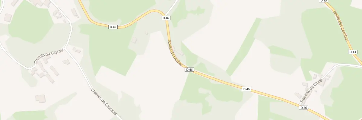 Plan du 624 Rte de Lapeze à Montgesty