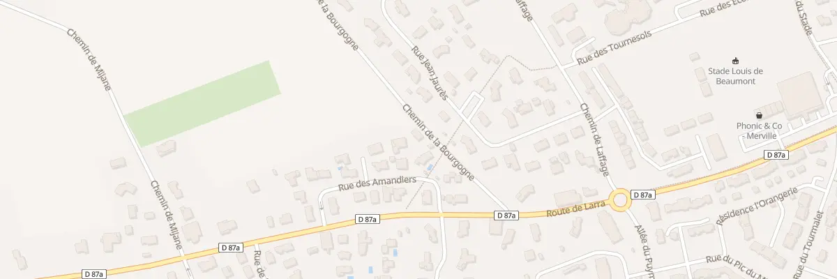 Plan du 12 Rue des Amandiers à Merville