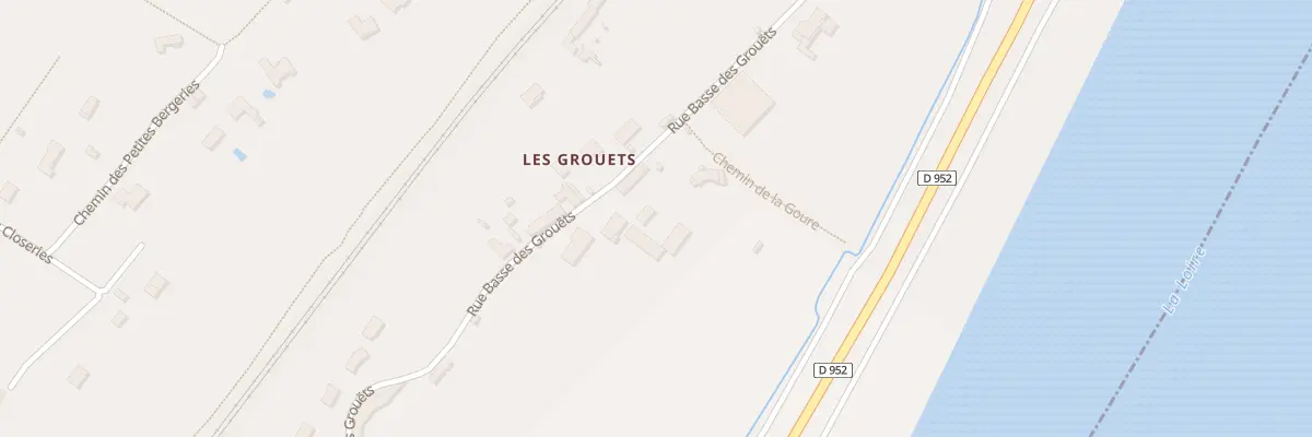 Plan du 80 Rue Basse des Grouets à Blois