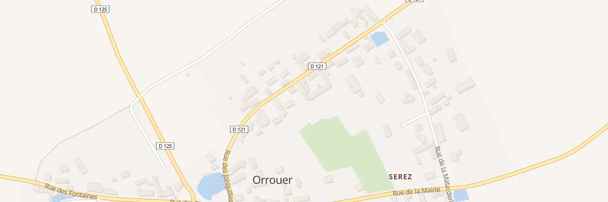 Plan du 20 Rue des Jonquilles à Orrouer