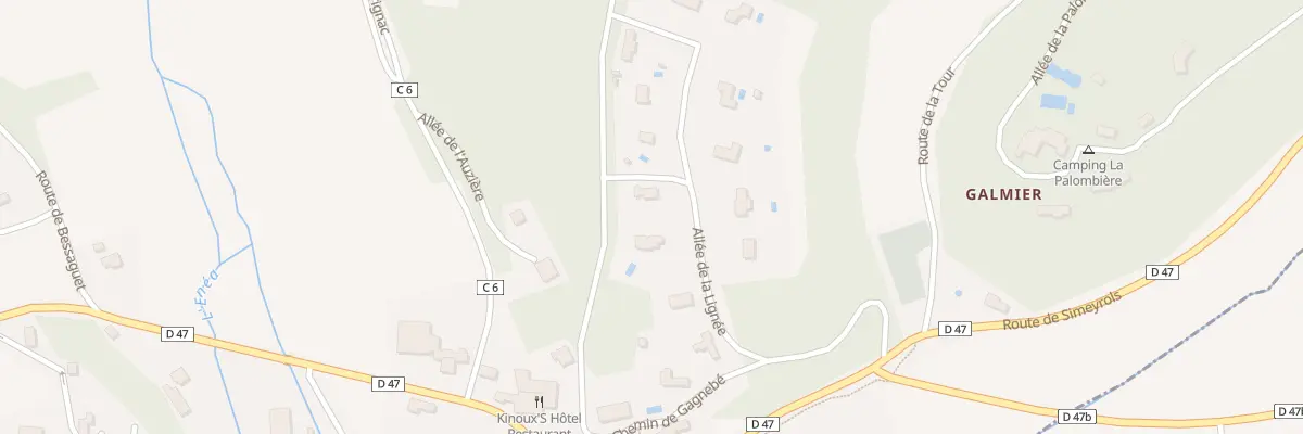 Plan du 39 All de la Sablière à Sainte-Nathalène