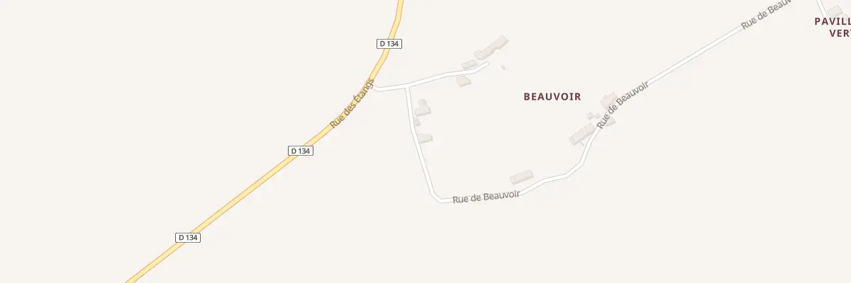 Plan du 54 Beauvoir à Vievy-le-Rayé
