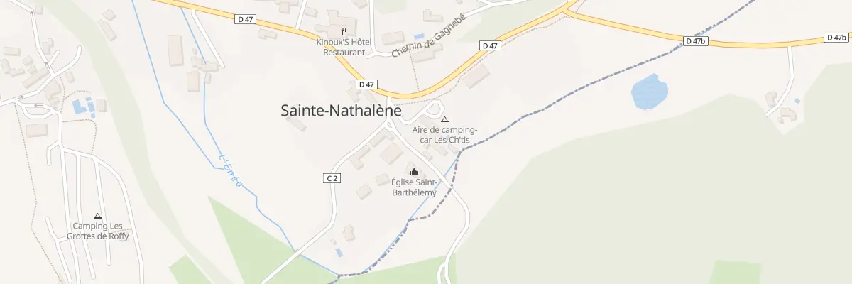 Plan du 80 Le Bourg Est à Sainte-Nathalène