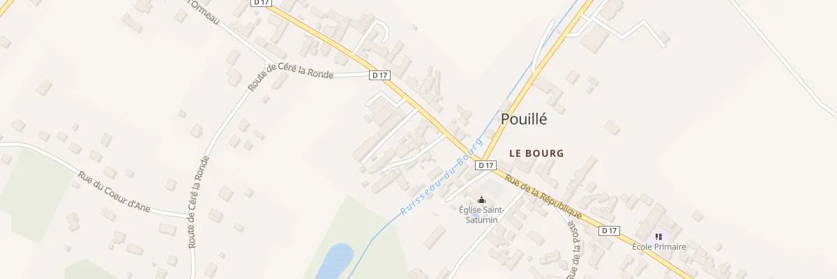 Plan du 4 Imp de la Cure à Pouillé