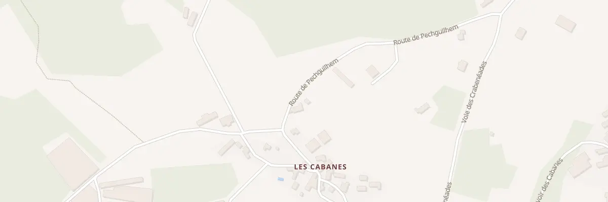 Plan du 28 Rte de Pechguilhem à Nabirat
