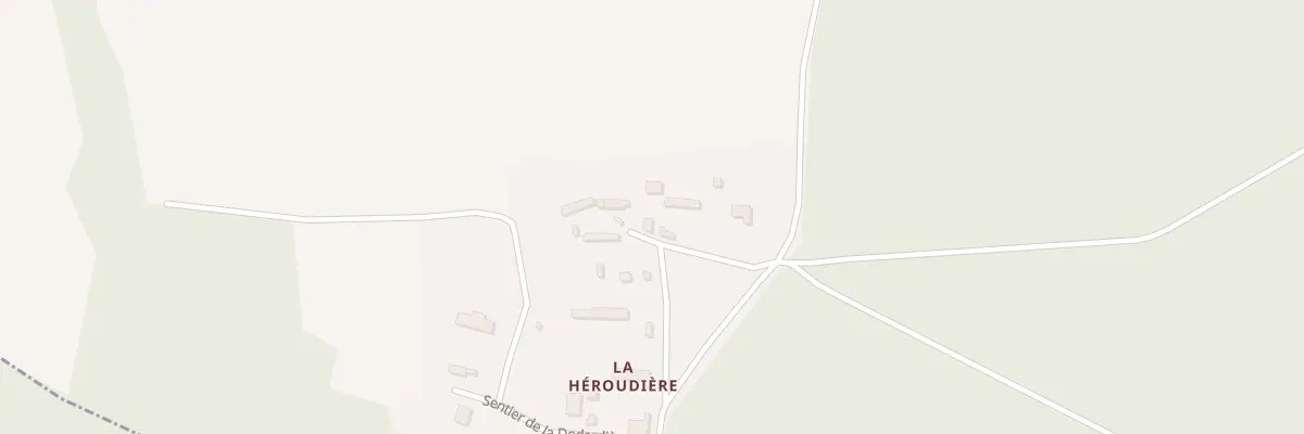 Plan du 2T Pl de la Héroudière à Champigny-la-Futelaye