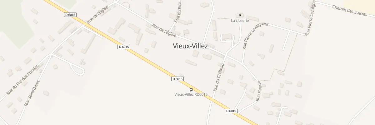 Plan du 5 Rte Nationale N15 au Val d’Hazey