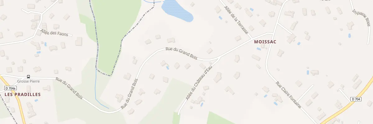 Plan du 11 Rue du Grand Bois à Feytiat