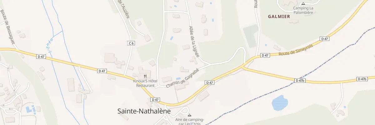 Plan du 55 All de la Lignée à Sainte-Nathalène