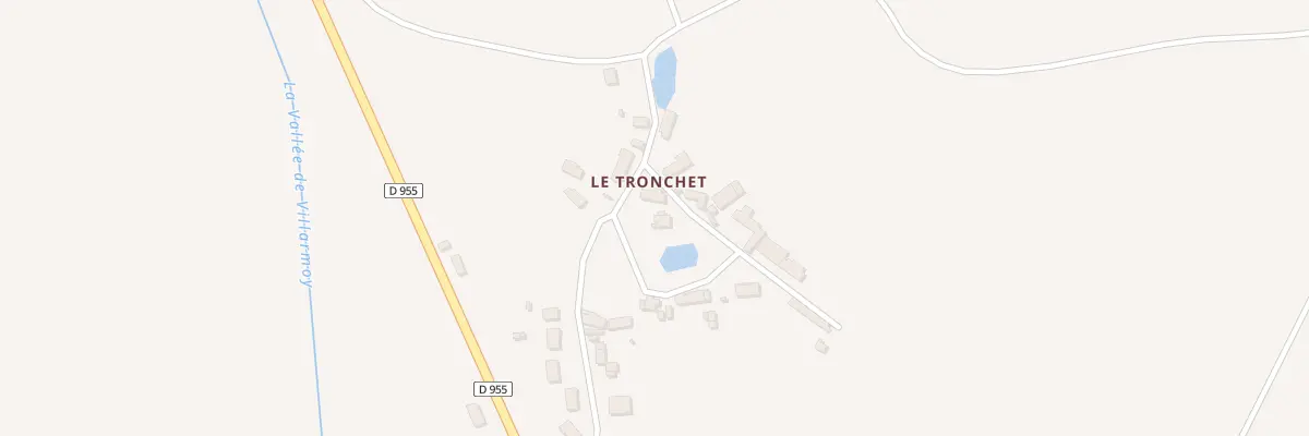 Plan du 8 Le Tronchet à Marboué