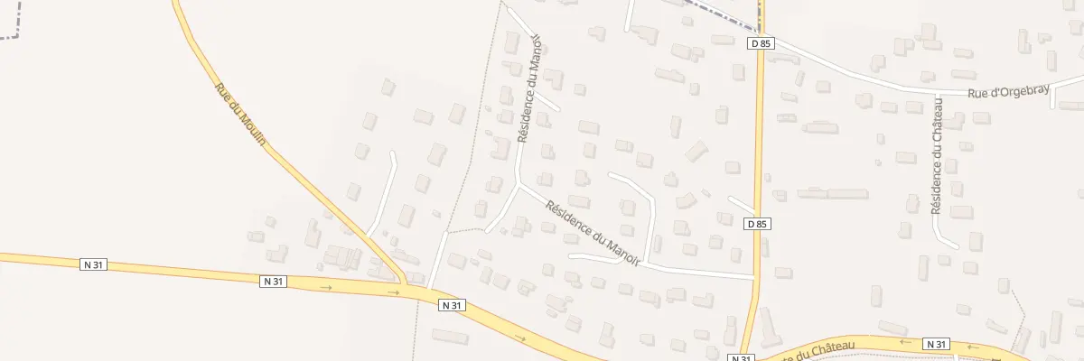 Plan du 30 Res du Manoir à Martainville-Épreville