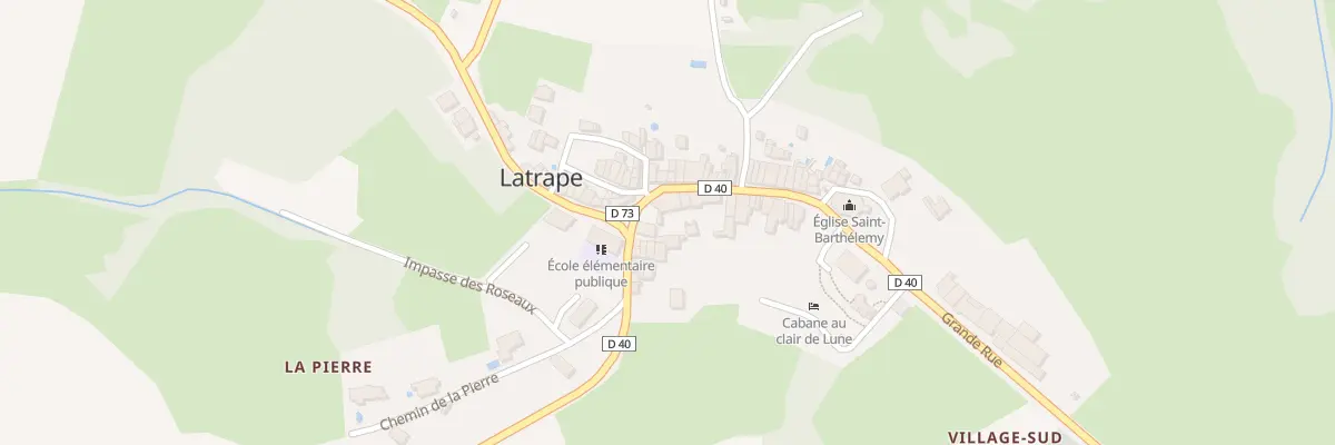 Plan du 22 Rue Grand Rue à Latrape