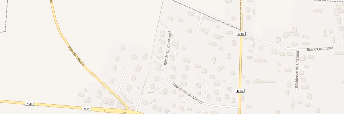 Plan du 34 Res du Manoir à Martainville-Épreville