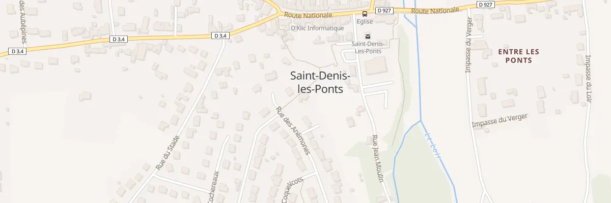 Plan du 27 Rue des Anemones à Saint-Denis-Lanneray