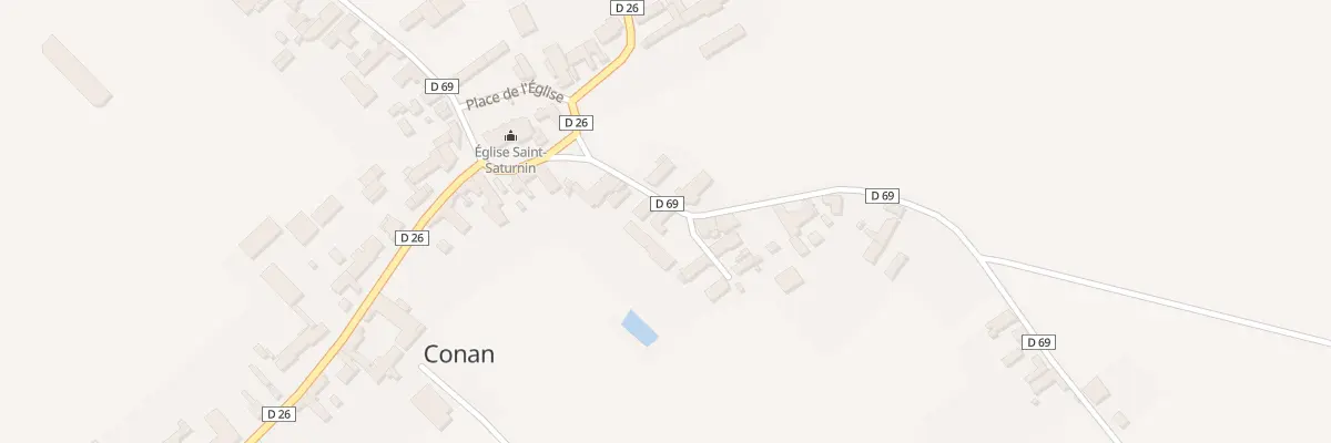 Plan du 10 Rue de la Croix des Vignes à Conan