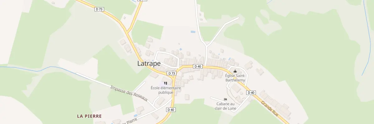 Plan du 35 Rue Grand Rue à Latrape