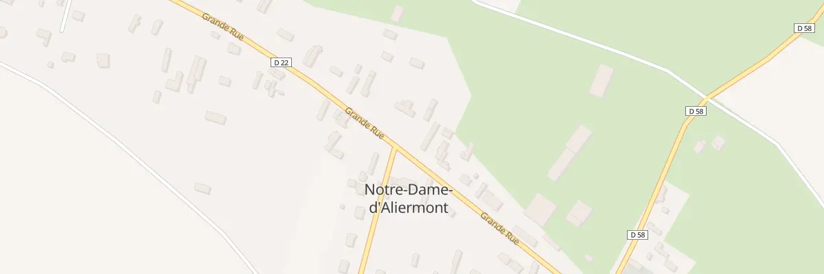 Plan du 89 Gr Grande Rue à Notre-Dame-d’Aliermont