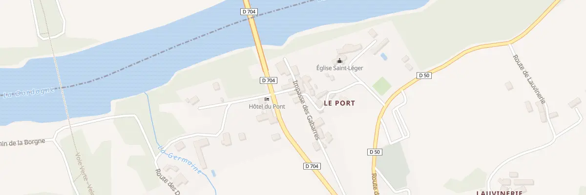 Plan du 39 Le Port à Groléjac