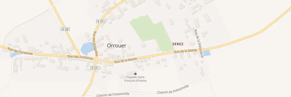 Plan du 9 Rue de la Mairie à Orrouer