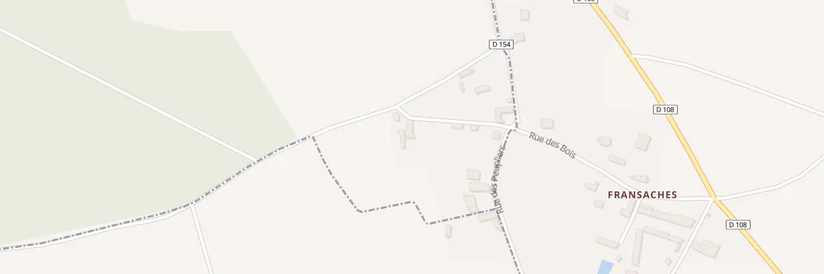 Plan du 6 Rue des Bois à Blandainville