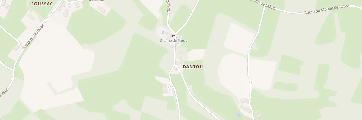 Plan du 259 Imp de Dantou à Dégagnac