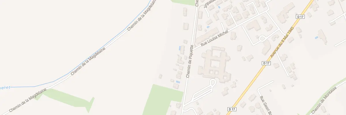 Plan du 678 Che de Piquette à Grenade