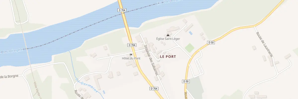 Plan du 34 Le Port à Groléjac