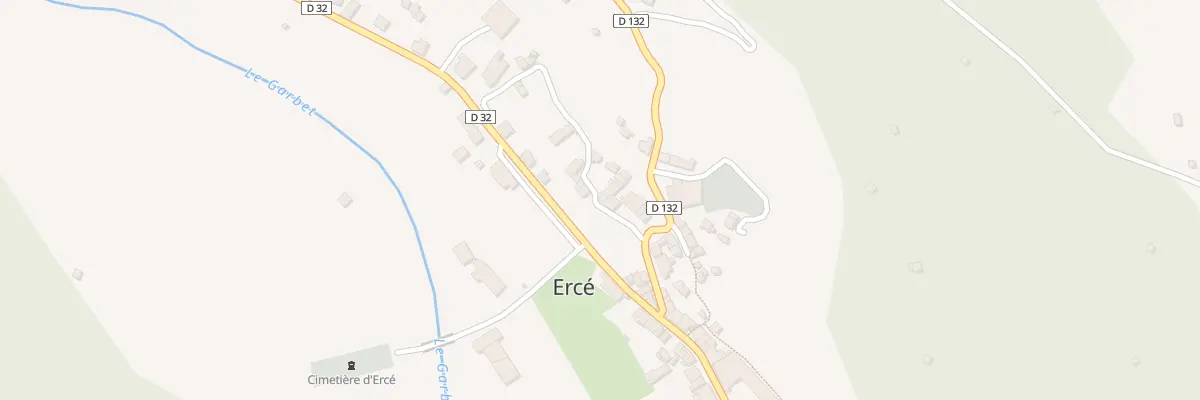 Plan du 119A Le Village à Ercé