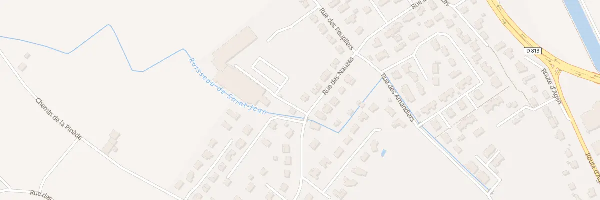 Plan du 259 Rue des Nauzes à Grisolles