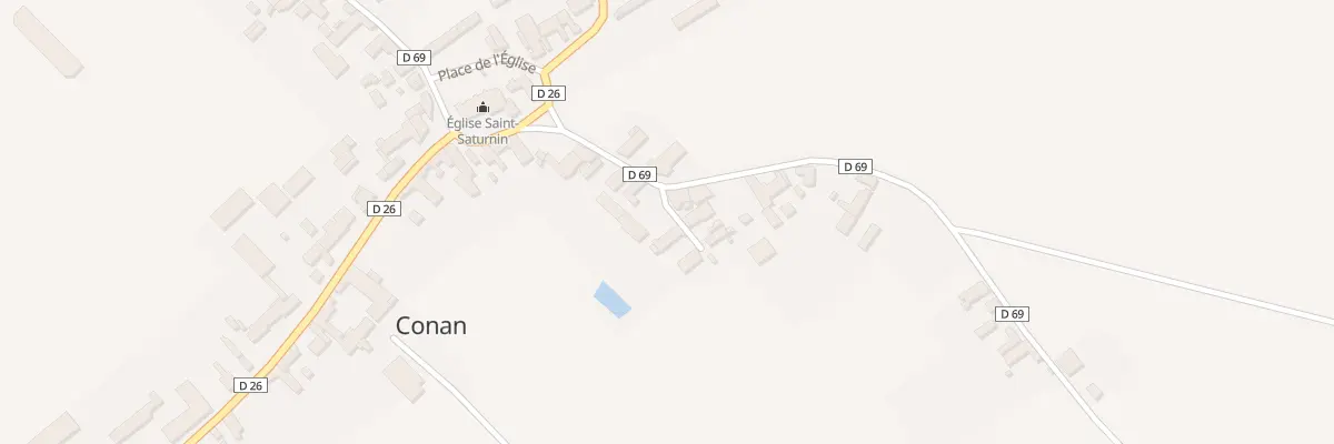 Plan du 4 Che de la Minée à Conan