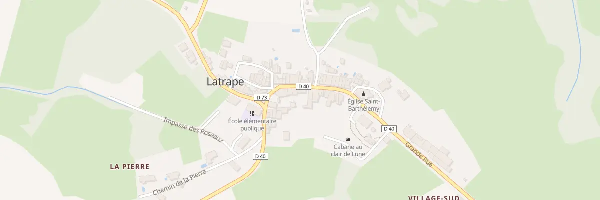 Plan du 28 Rue Grand Rue à Latrape