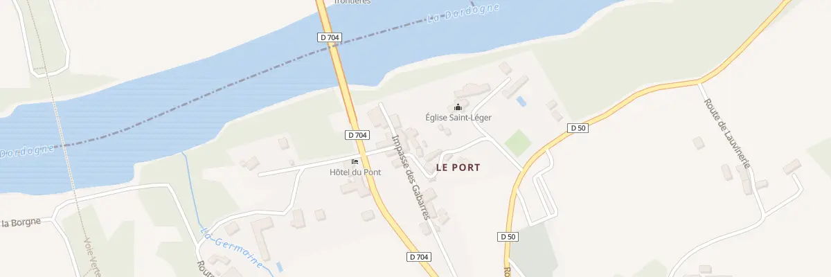 Plan du 33 Le Port à Groléjac
