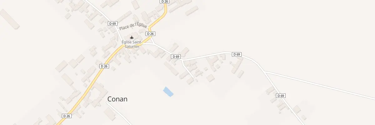 Plan du 12 Rue de la Croix des Vignes à Conan