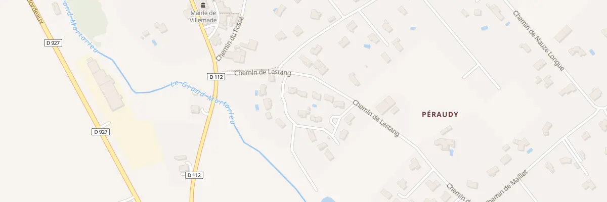 Plan du 5B Lot de Lestang à Villemade