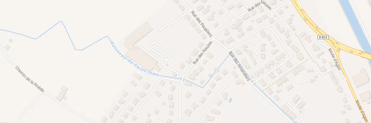 Plan du 263 Rue des Nauzes à Grisolles