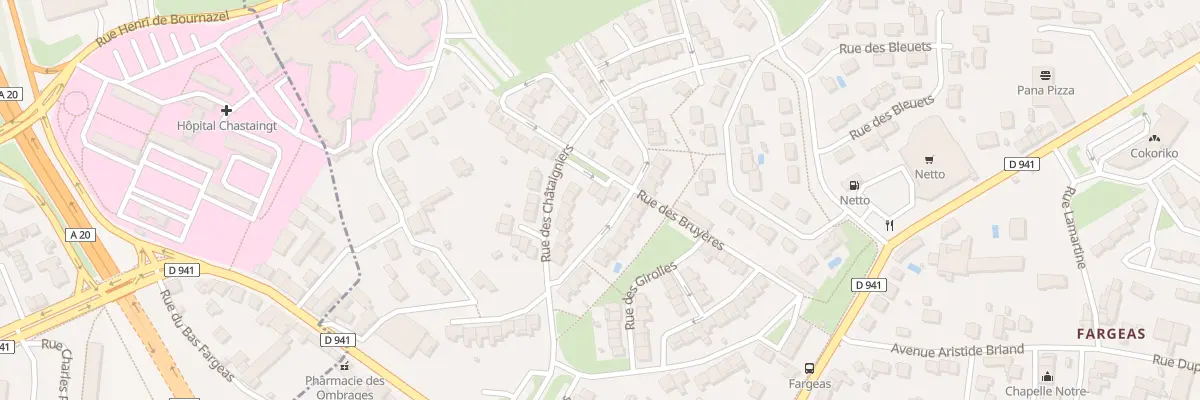 Plan du 40 Rue des Bruyères à Panazol