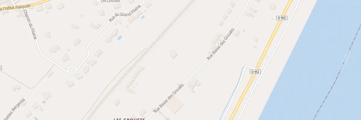 Plan du 63 Rue Basse des Grouets à Blois