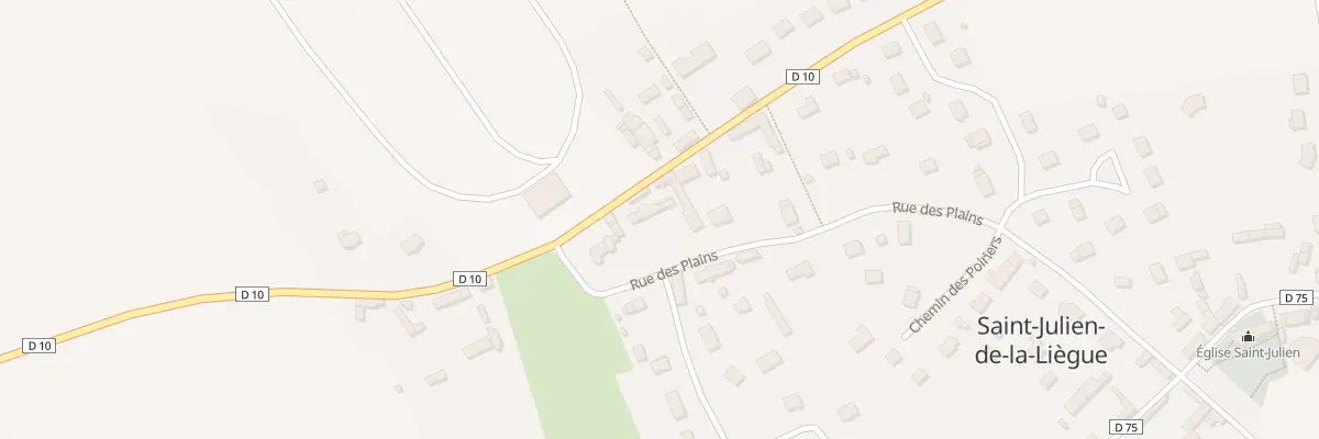 Plan du 20 Rue des Plains à Saint-Julien-de-la-Liègue