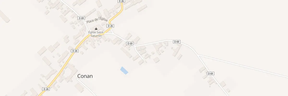 Plan du 14 Rue de la Croix des Vignes à Conan