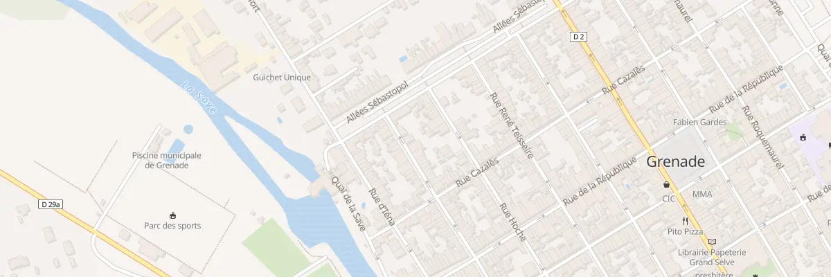 Plan du 54 Rue Kléber à Grenade