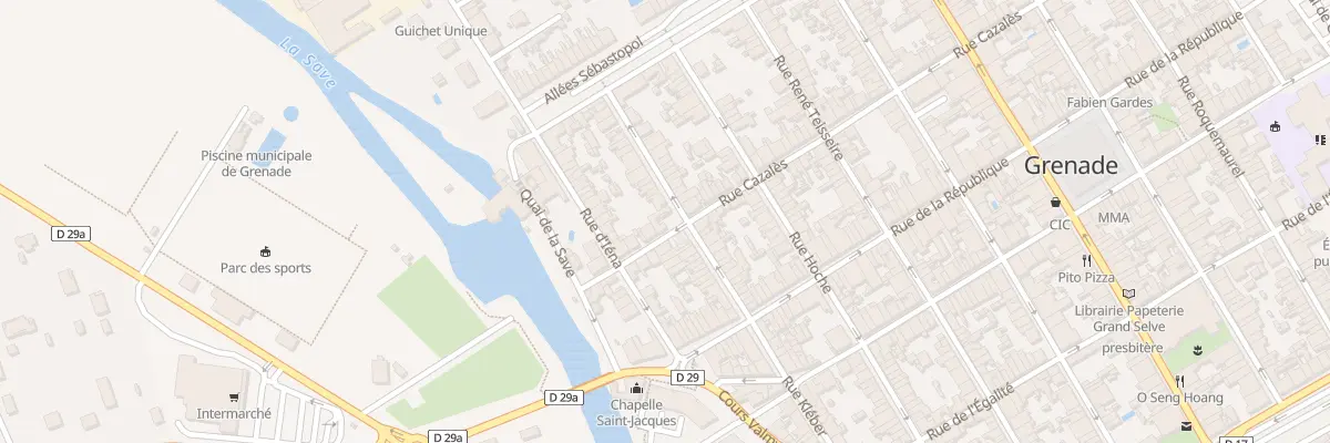 Plan du 21 Rue Kléber à Grenade